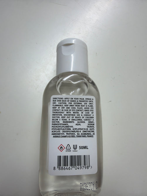 Kleine Fünfzig Milliliter Desinfektions Flasche, perfekt für Reisen und unterwegs